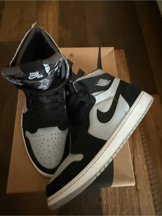 Jordan Other - Men's Air Jordan 1 Black and Grey High-Top Sneakers - Iconic Air Style